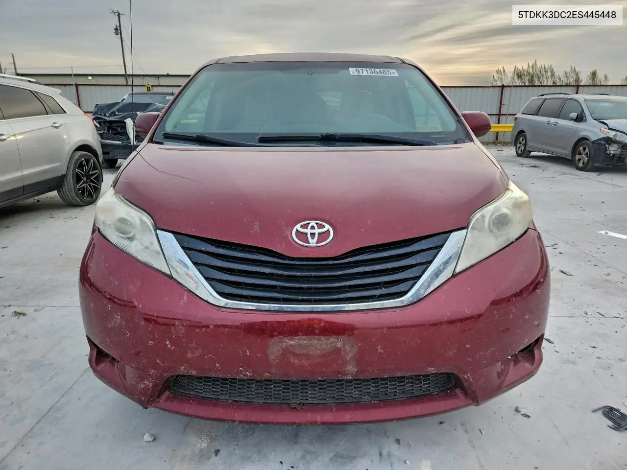 5TDKK3DC2ES445448 2014 Toyota Sienna Le