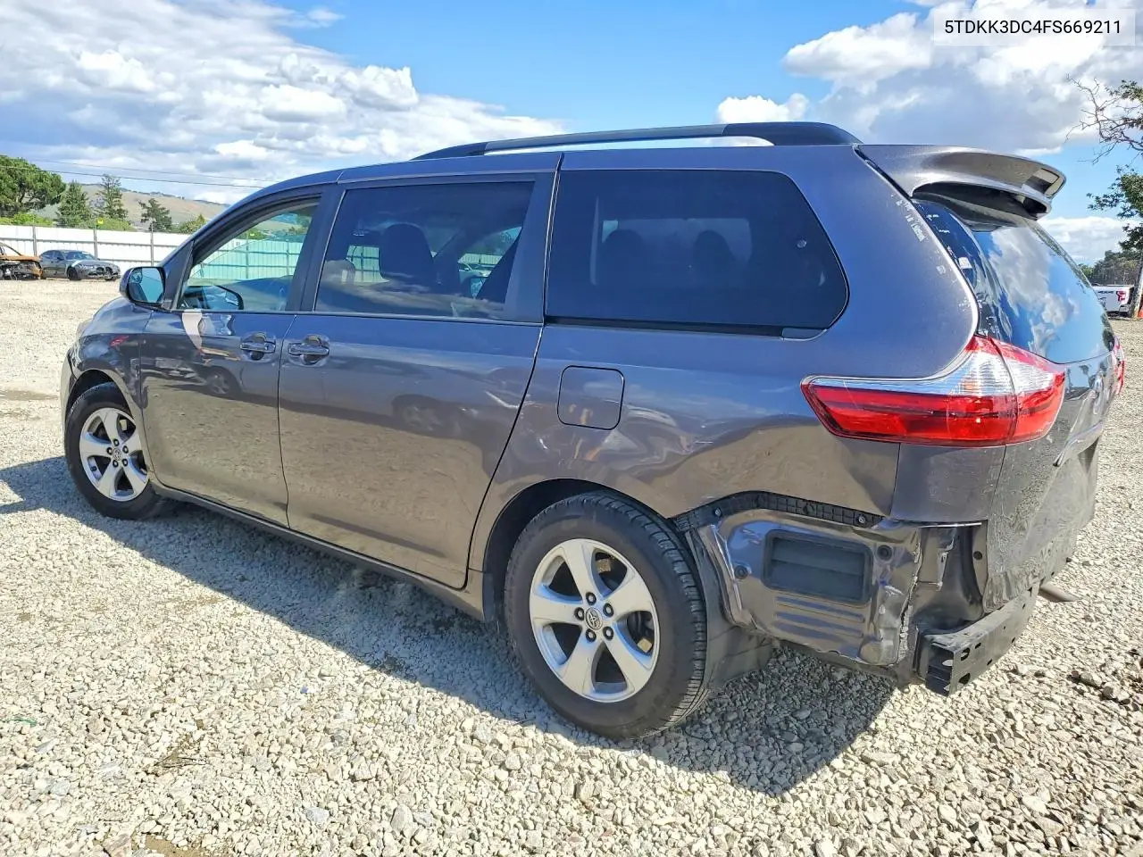 5TDKK3DC4FS669211 2015 Toyota Sienna Le