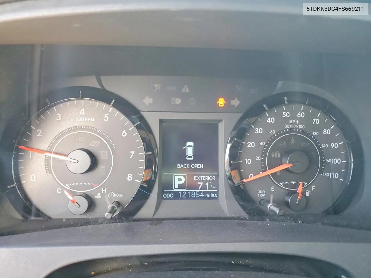 5TDKK3DC4FS669211 2015 Toyota Sienna Le
