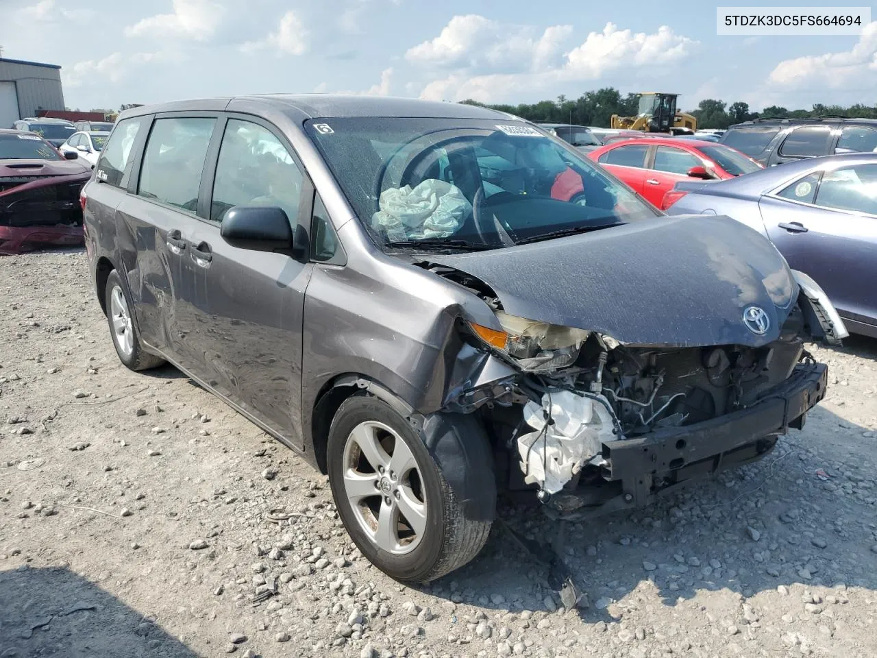 5TDZK3DC5FS664694 2015 Toyota Sienna