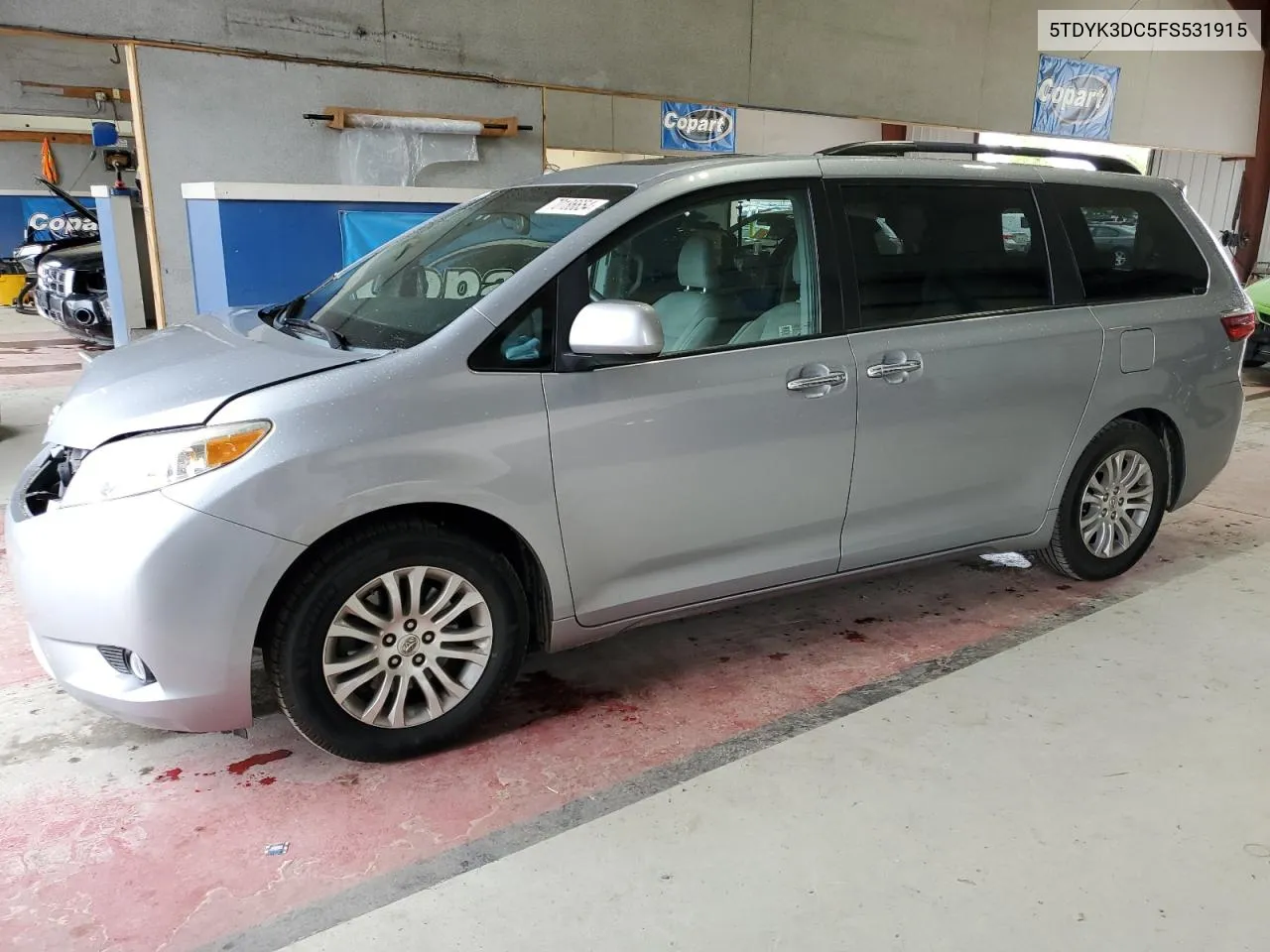 2015 Toyota Sienna Xle VIN: 5TDYK3DC5FS531915 Lot: 70186654