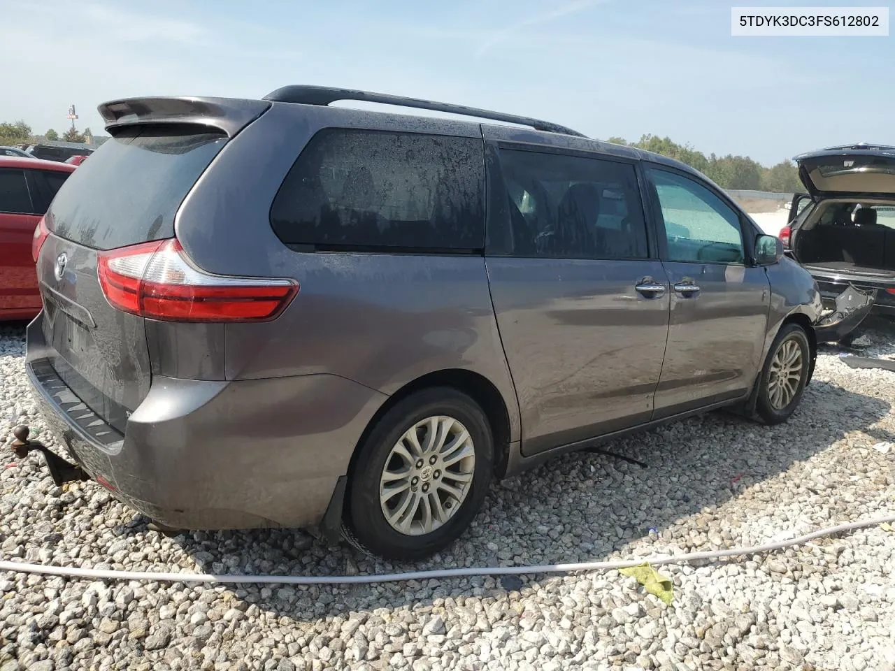 2015 Toyota Sienna Xle VIN: 5TDYK3DC3FS612802 Lot: 71229824