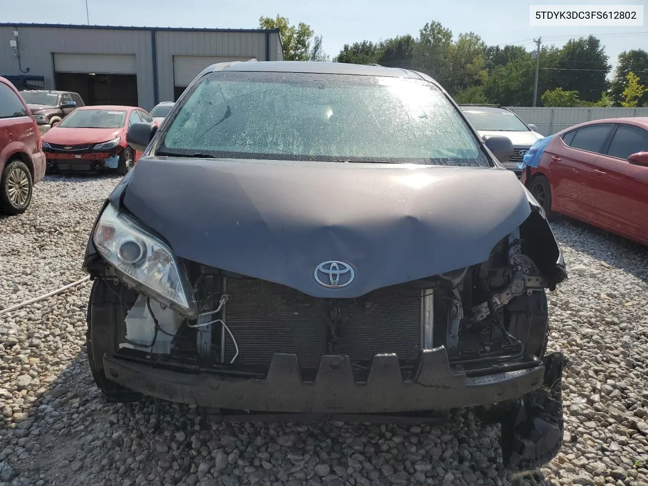 2015 Toyota Sienna Xle VIN: 5TDYK3DC3FS612802 Lot: 71229824