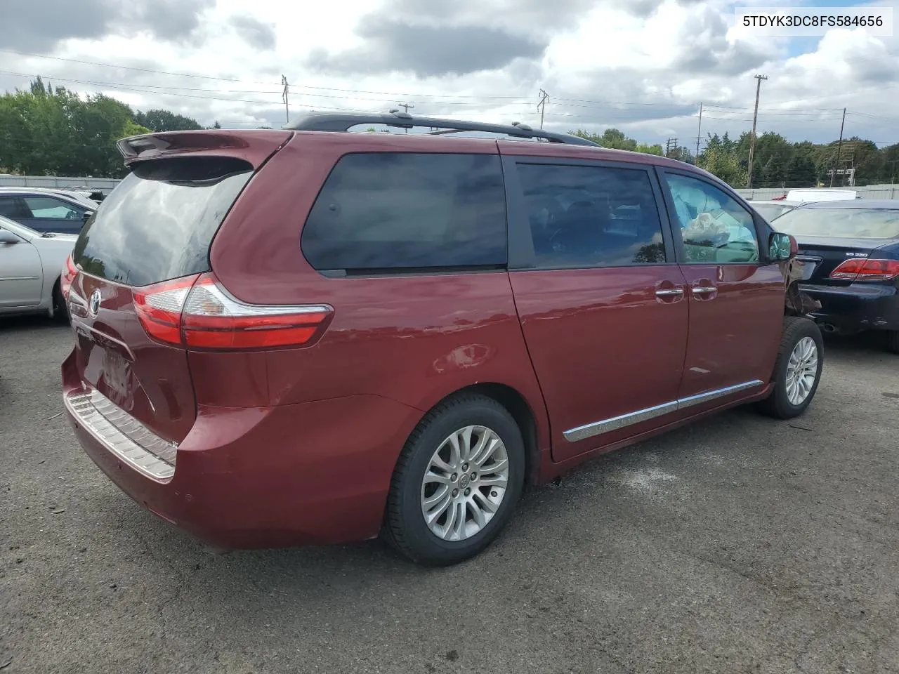 5TDYK3DC8FS584656 2015 Toyota Sienna Xle