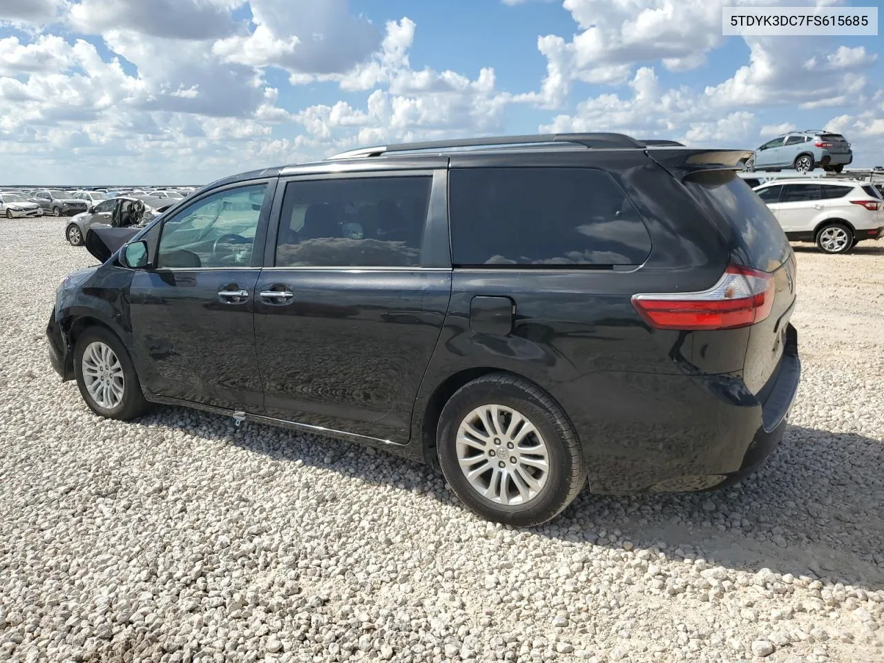 5TDYK3DC7FS615685 2015 Toyota Sienna Xle