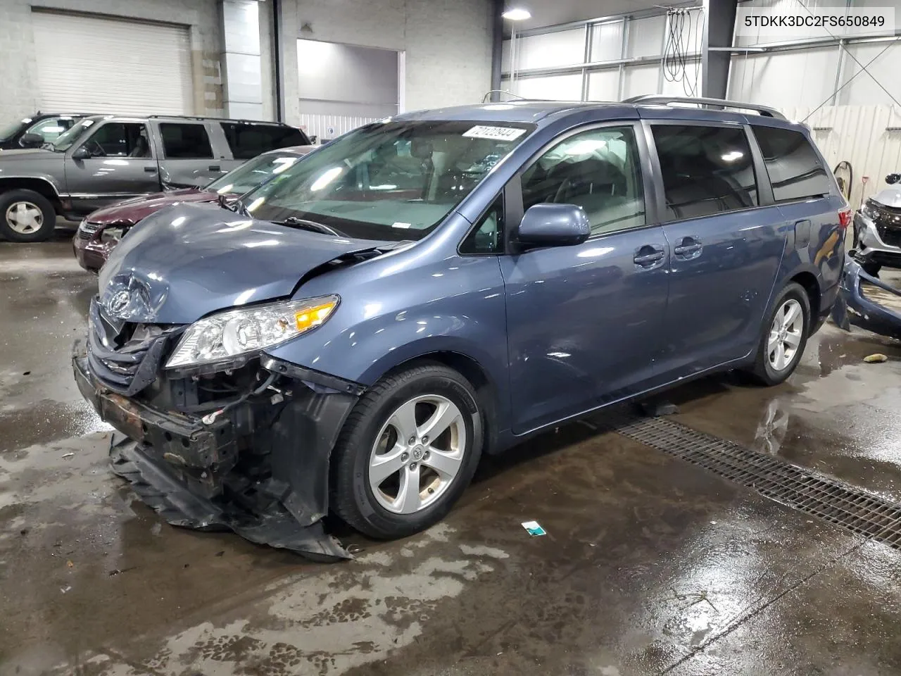 5TDKK3DC2FS650849 2015 Toyota Sienna Le