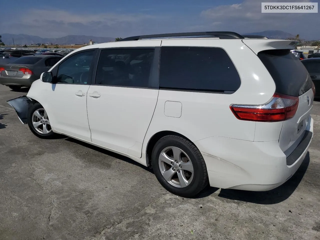 2015 Toyota Sienna Le VIN: 5TDKK3DC1FS641267 Lot: 72457224