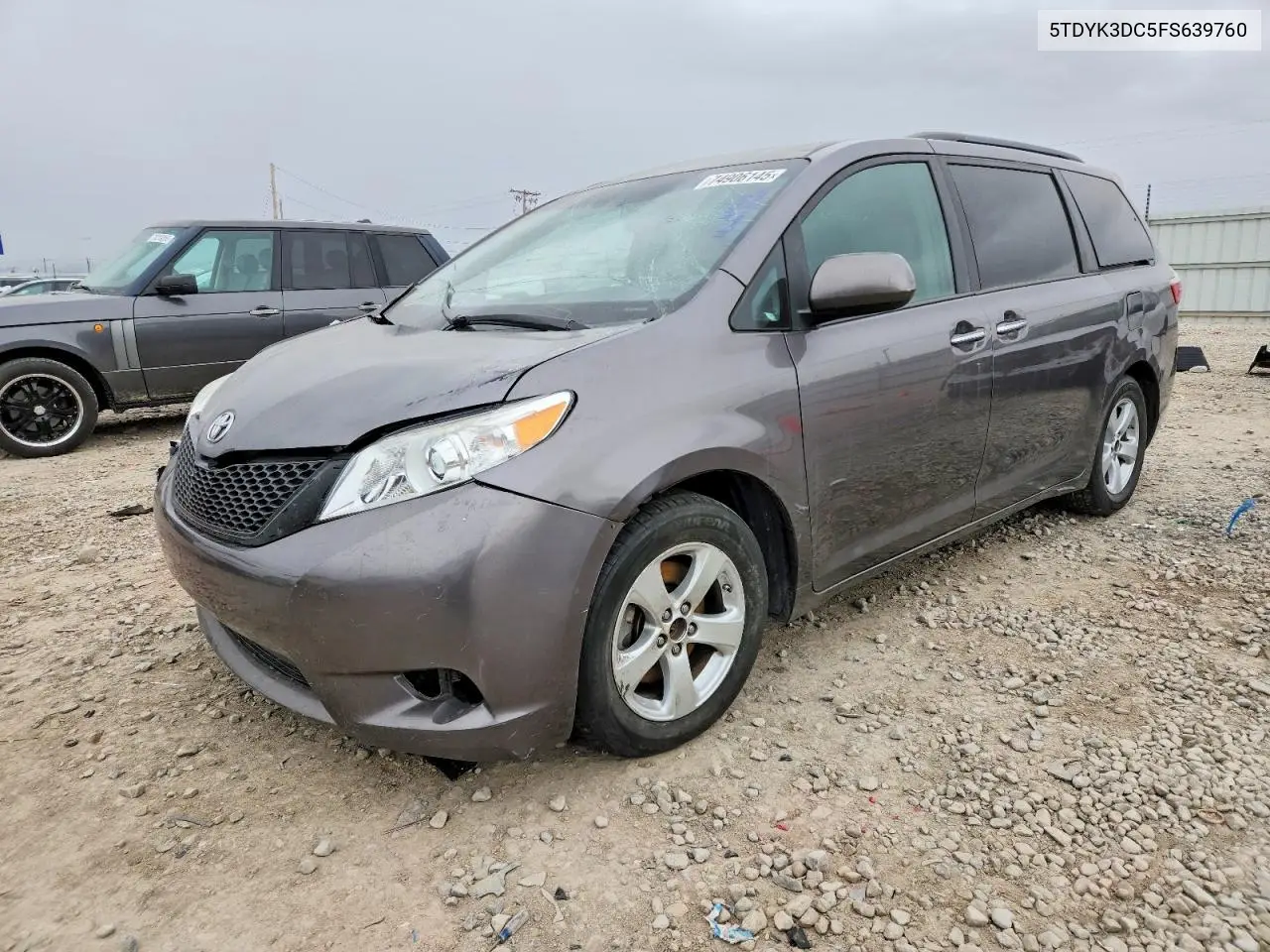 5TDYK3DC5FS639760 2015 Toyota Sienna Xle