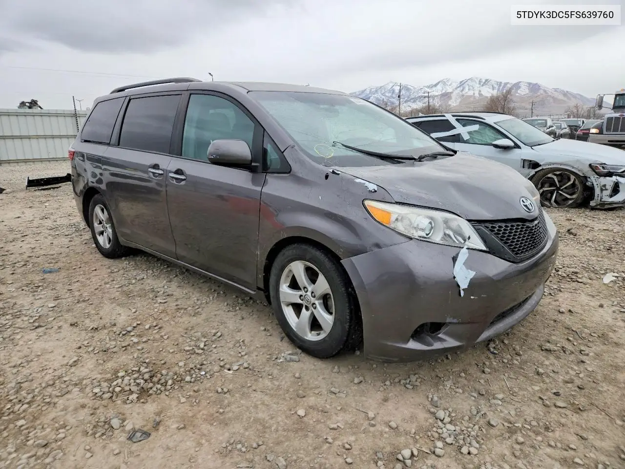 5TDYK3DC5FS639760 2015 Toyota Sienna Xle