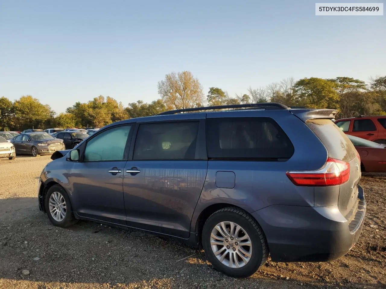 5TDYK3DC4FS584699 2015 Toyota Sienna Xle