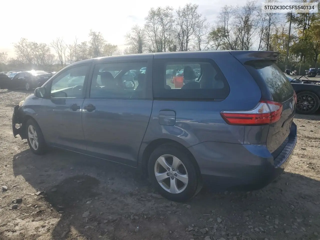 5TDZK3DC5FS540134 2015 Toyota Sienna