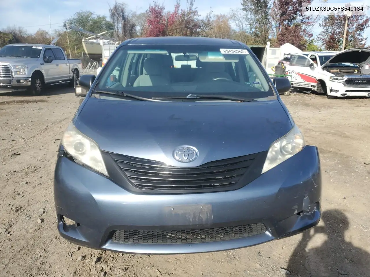 5TDZK3DC5FS540134 2015 Toyota Sienna