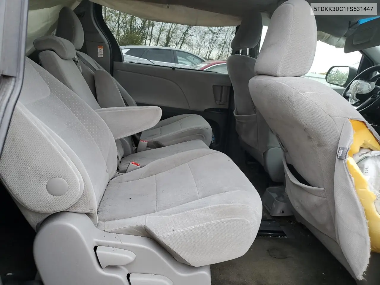 5TDKK3DC1FS531447 2015 Toyota Sienna Le