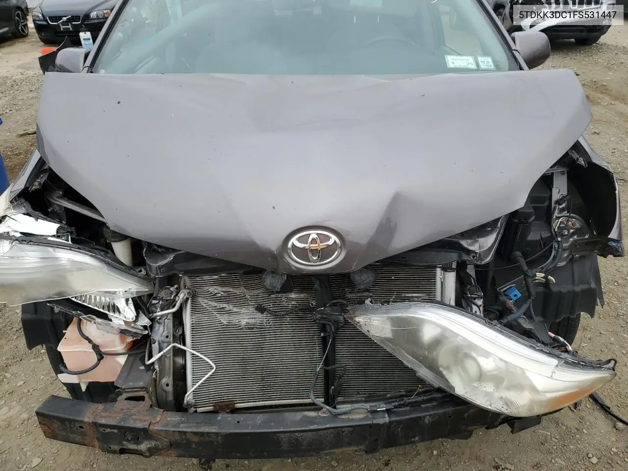 5TDKK3DC1FS531447 2015 Toyota Sienna Le