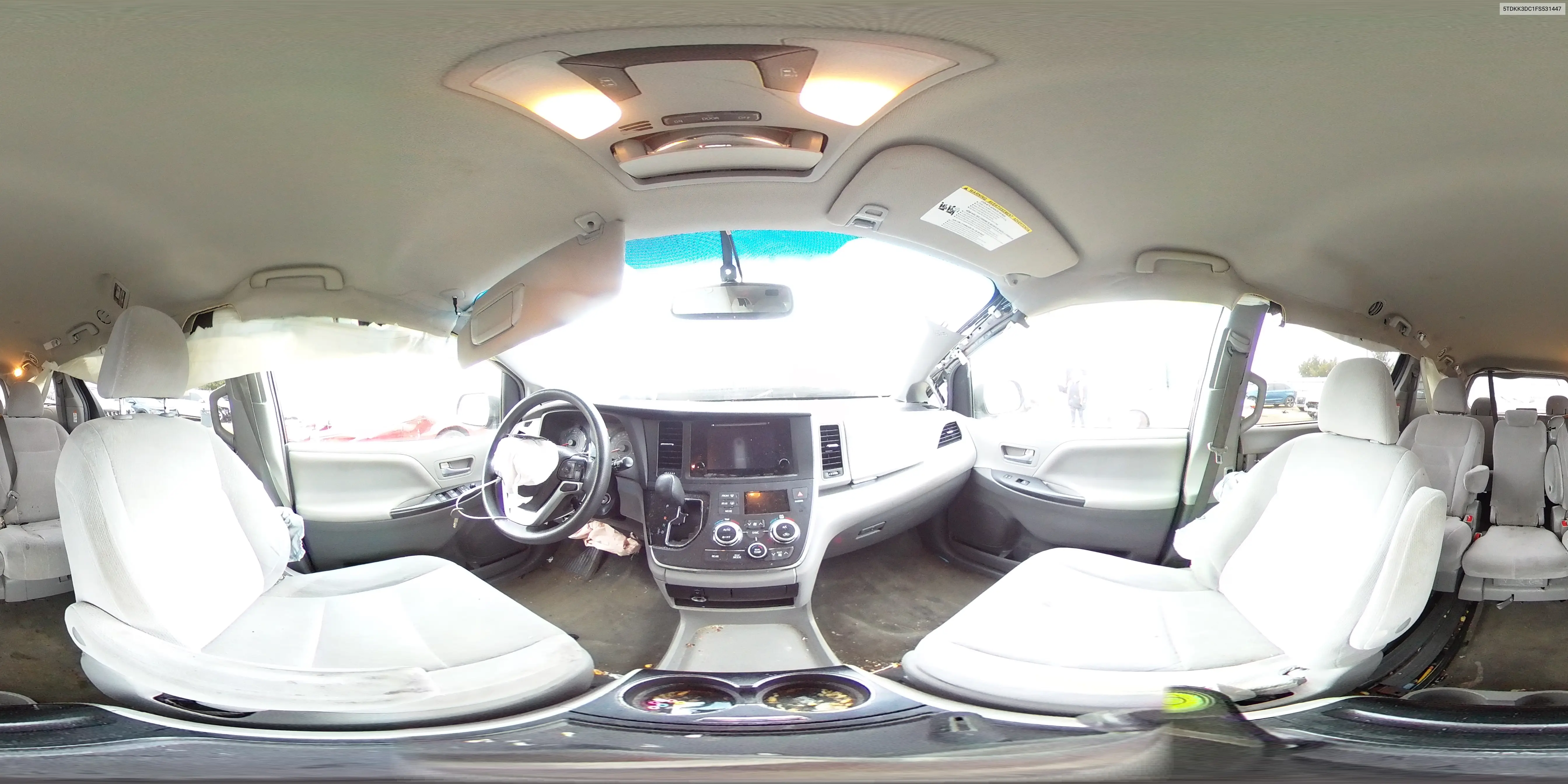 5TDKK3DC1FS531447 2015 Toyota Sienna Le
