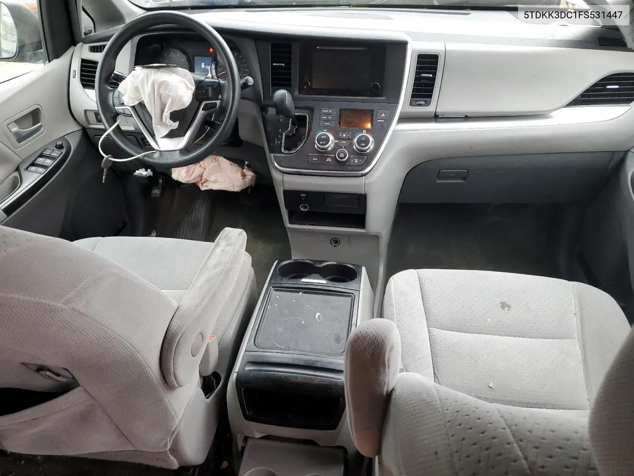 5TDKK3DC1FS531447 2015 Toyota Sienna Le