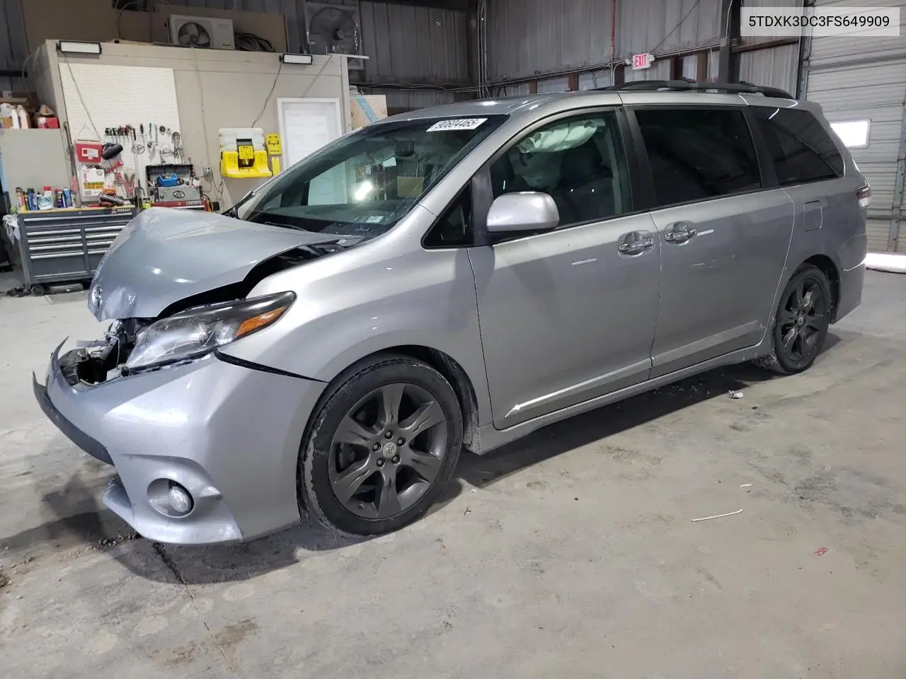 5TDXK3DC3FS649909 2015 Toyota Sienna Sport
