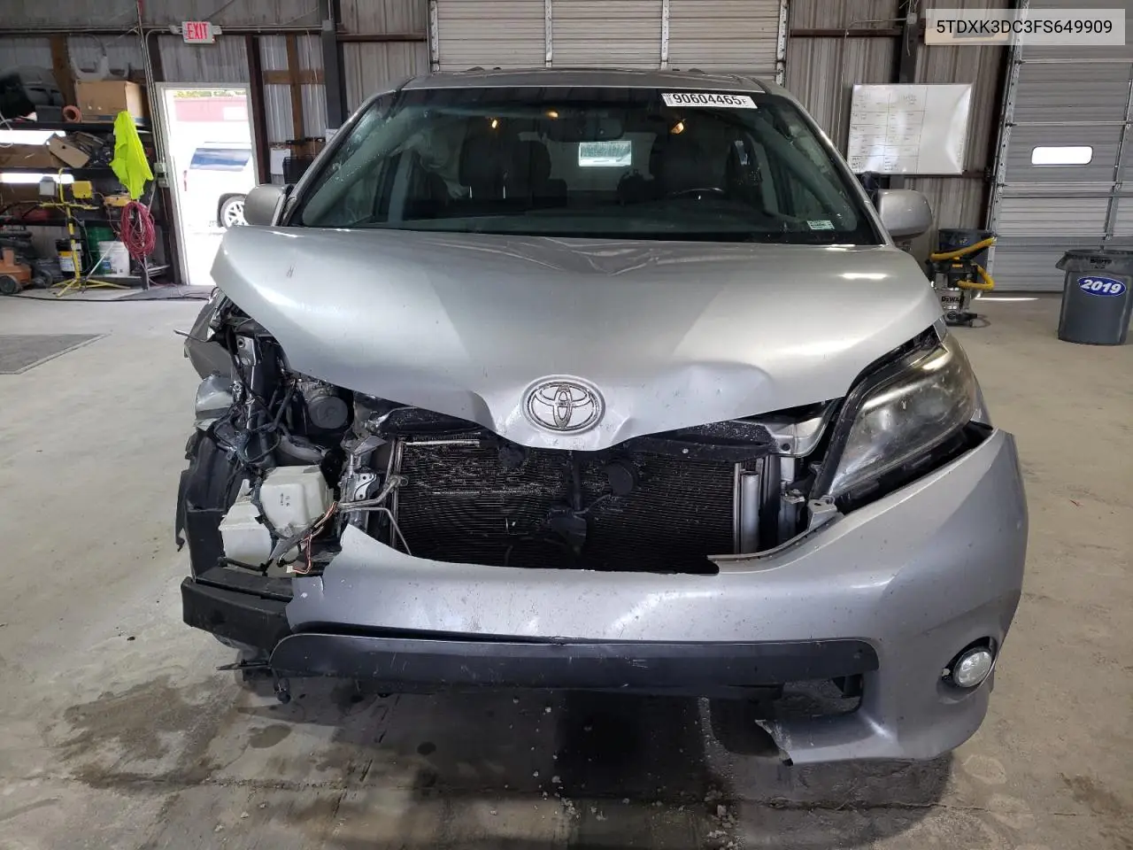 5TDXK3DC3FS649909 2015 Toyota Sienna Sport