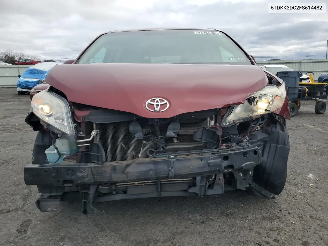 5TDKK3DC2FS614482 2015 Toyota Sienna Le