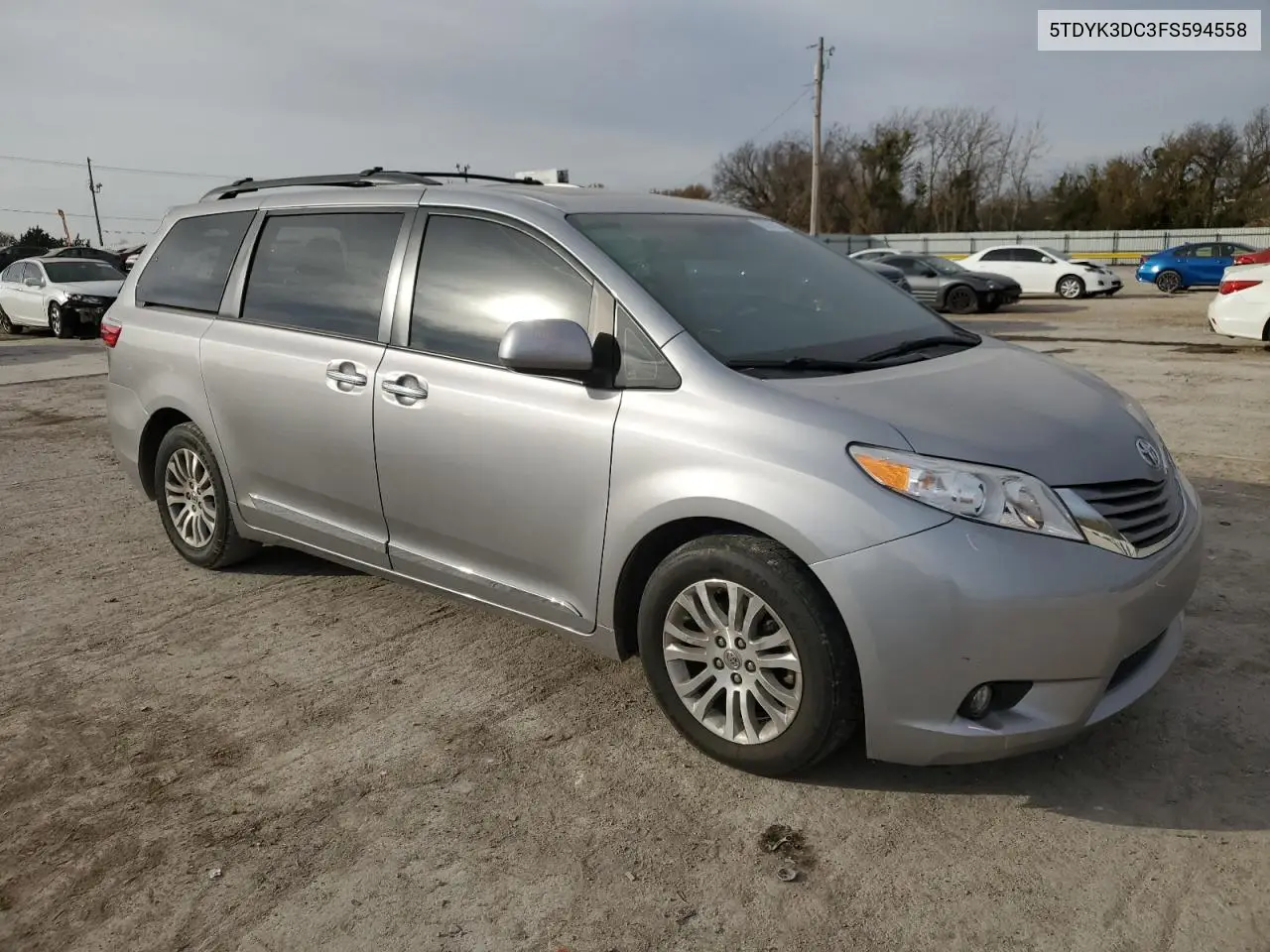 5TDYK3DC3FS594558 2015 Toyota Sienna Xle