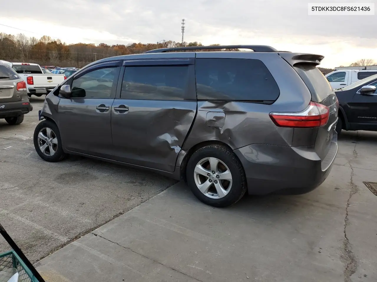 5TDKK3DC8FS621436 2015 Toyota Sienna Le