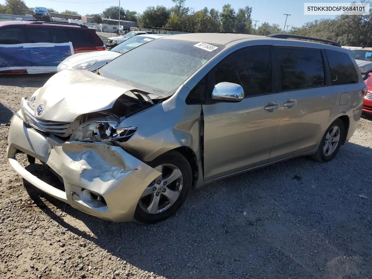 5TDKK3DC6FS684101 2015 Toyota Sienna Le