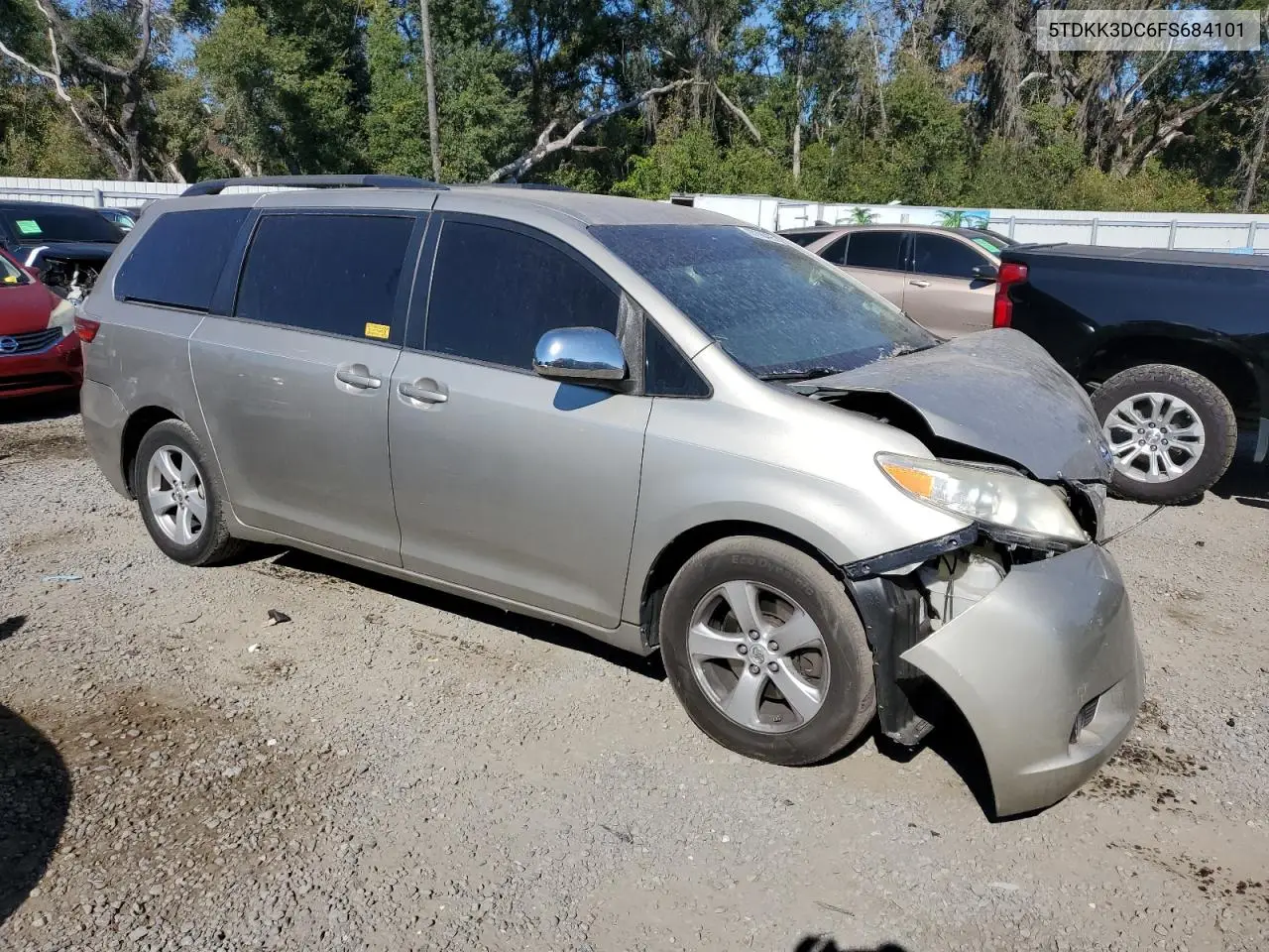 5TDKK3DC6FS684101 2015 Toyota Sienna Le
