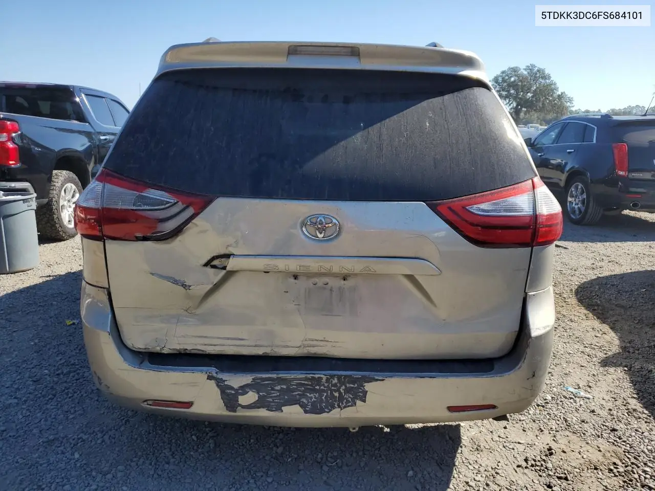 5TDKK3DC6FS684101 2015 Toyota Sienna Le