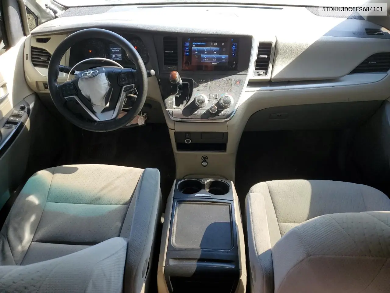 5TDKK3DC6FS684101 2015 Toyota Sienna Le