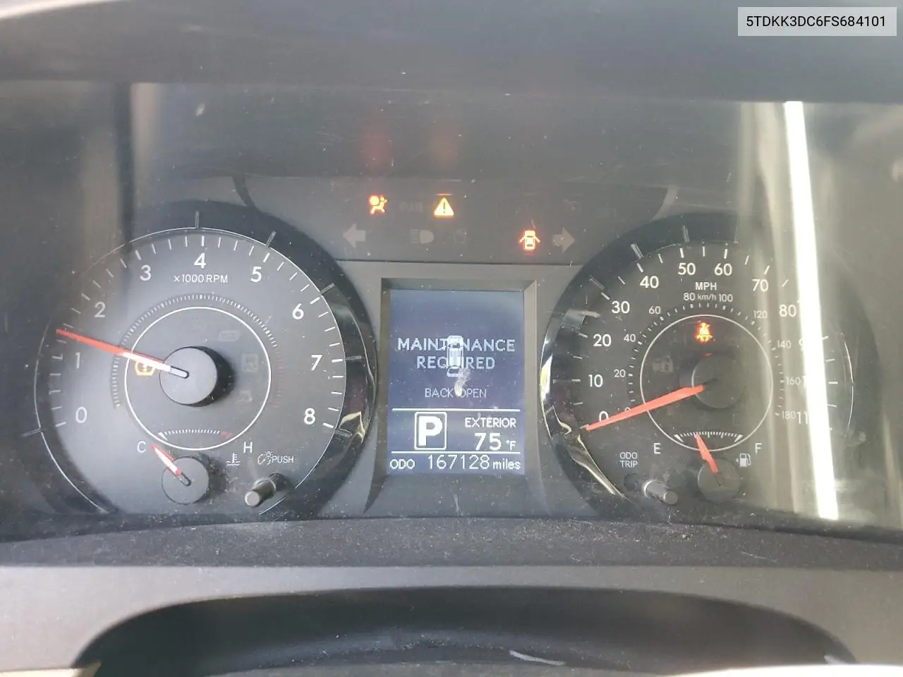 5TDKK3DC6FS684101 2015 Toyota Sienna Le