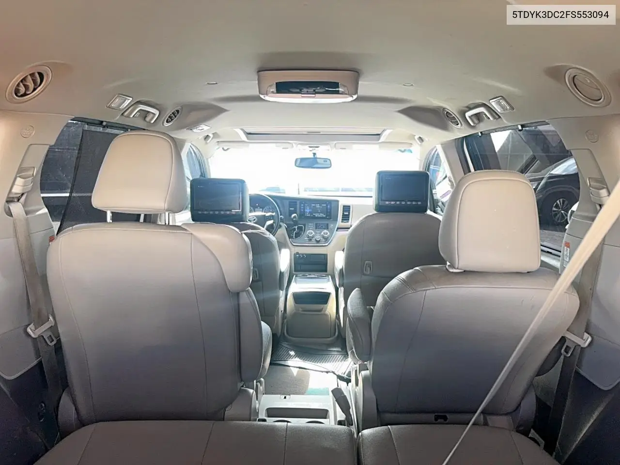 5TDYK3DC2FS553094 2015 Toyota Sienna Xle