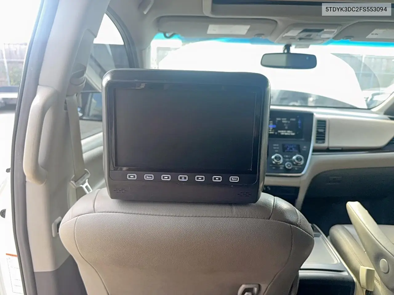 5TDYK3DC2FS553094 2015 Toyota Sienna Xle