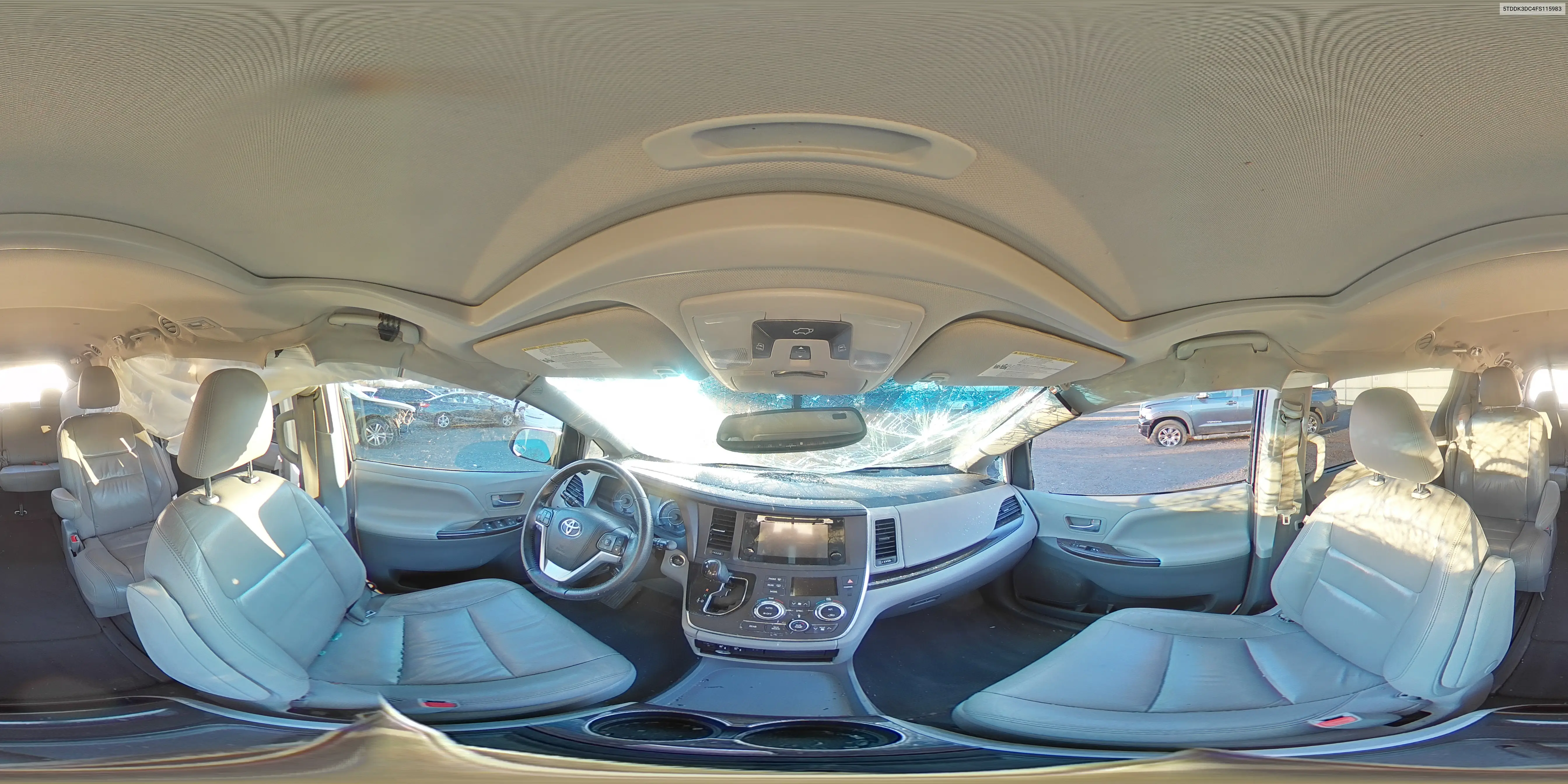 5TDDK3DC4FS115983 2015 Toyota Sienna Xle