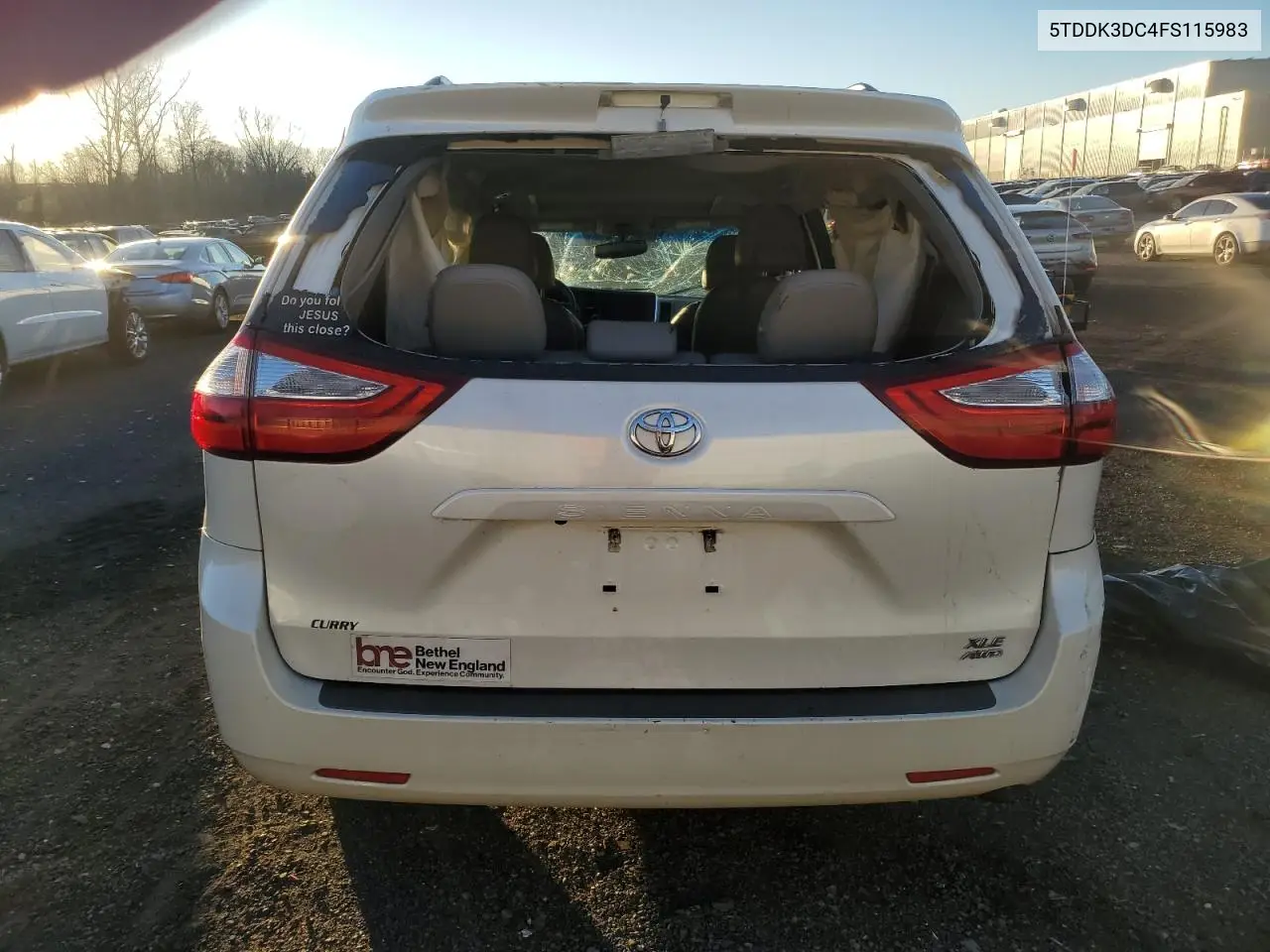 5TDDK3DC4FS115983 2015 Toyota Sienna Xle