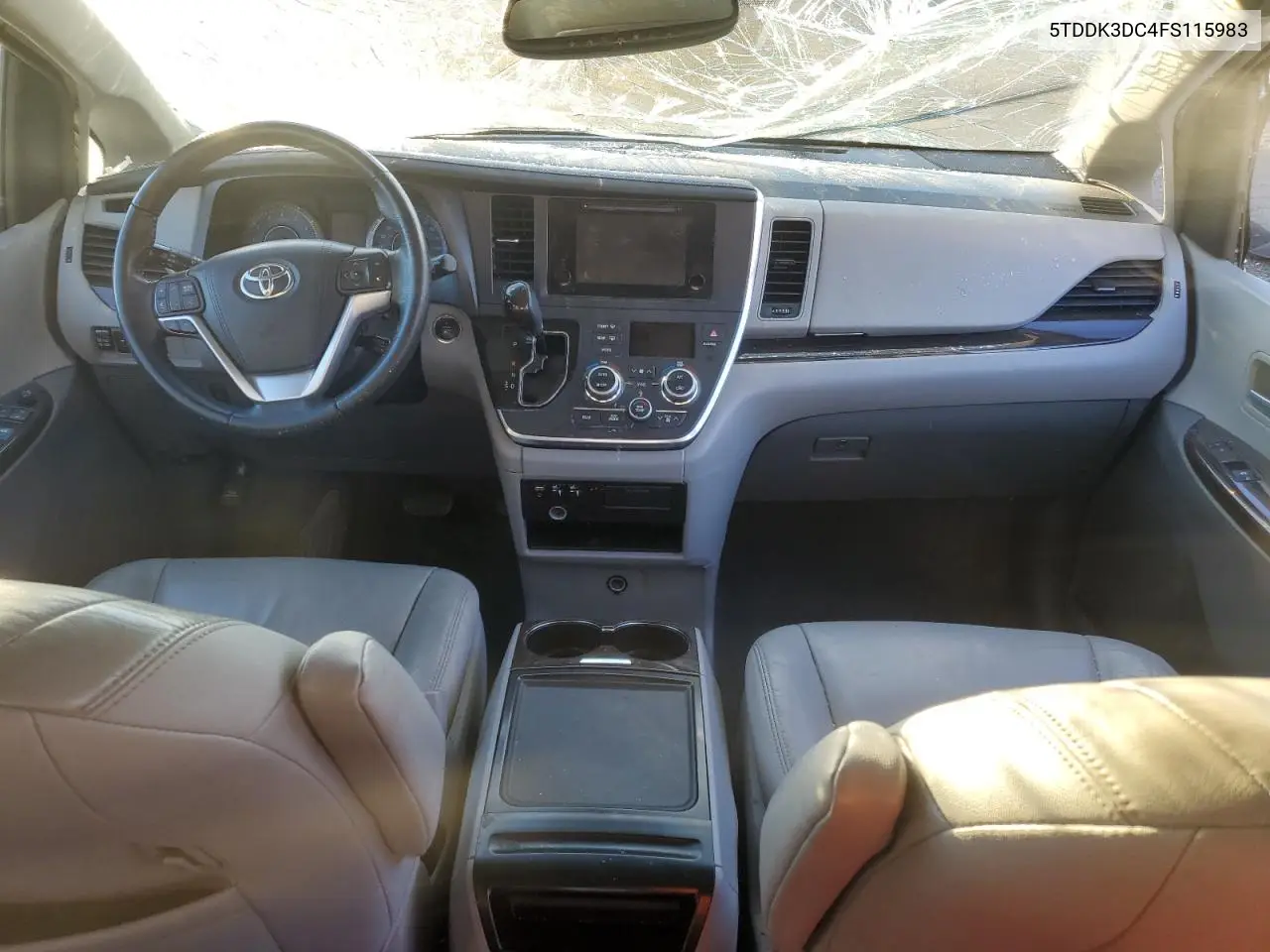 5TDDK3DC4FS115983 2015 Toyota Sienna Xle