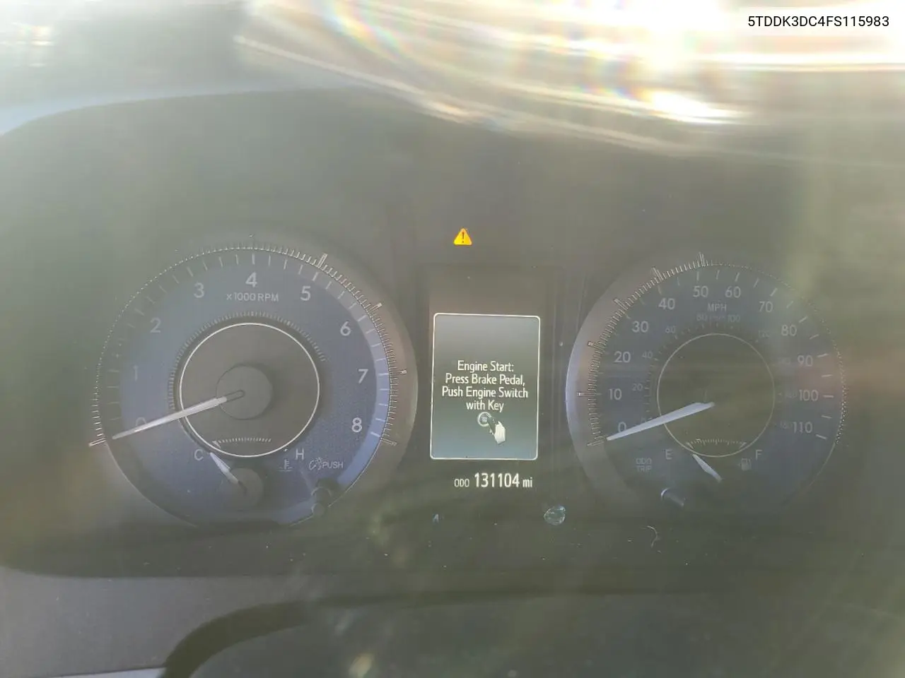 5TDDK3DC4FS115983 2015 Toyota Sienna Xle