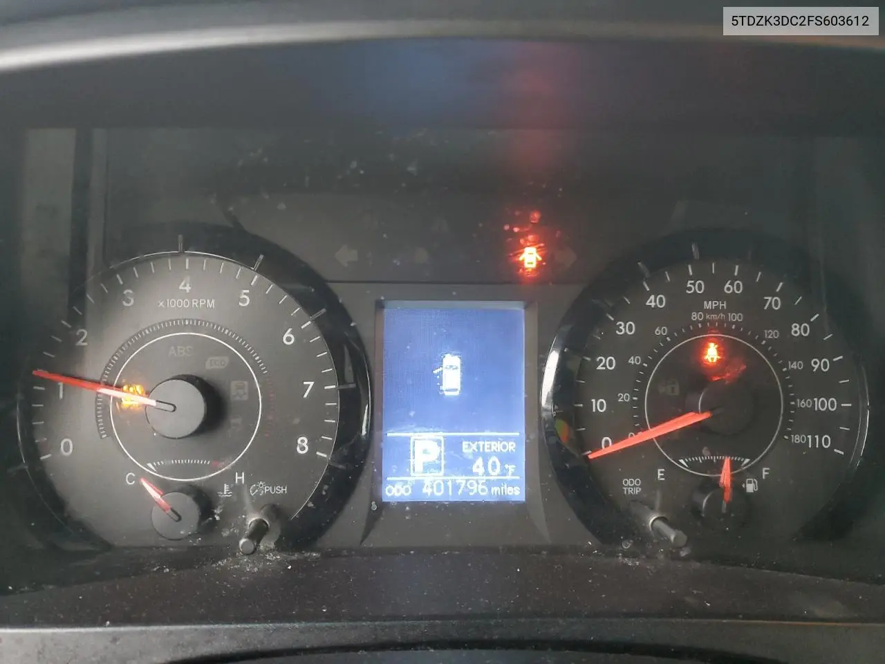 5TDZK3DC2FS603612 2015 Toyota Sienna