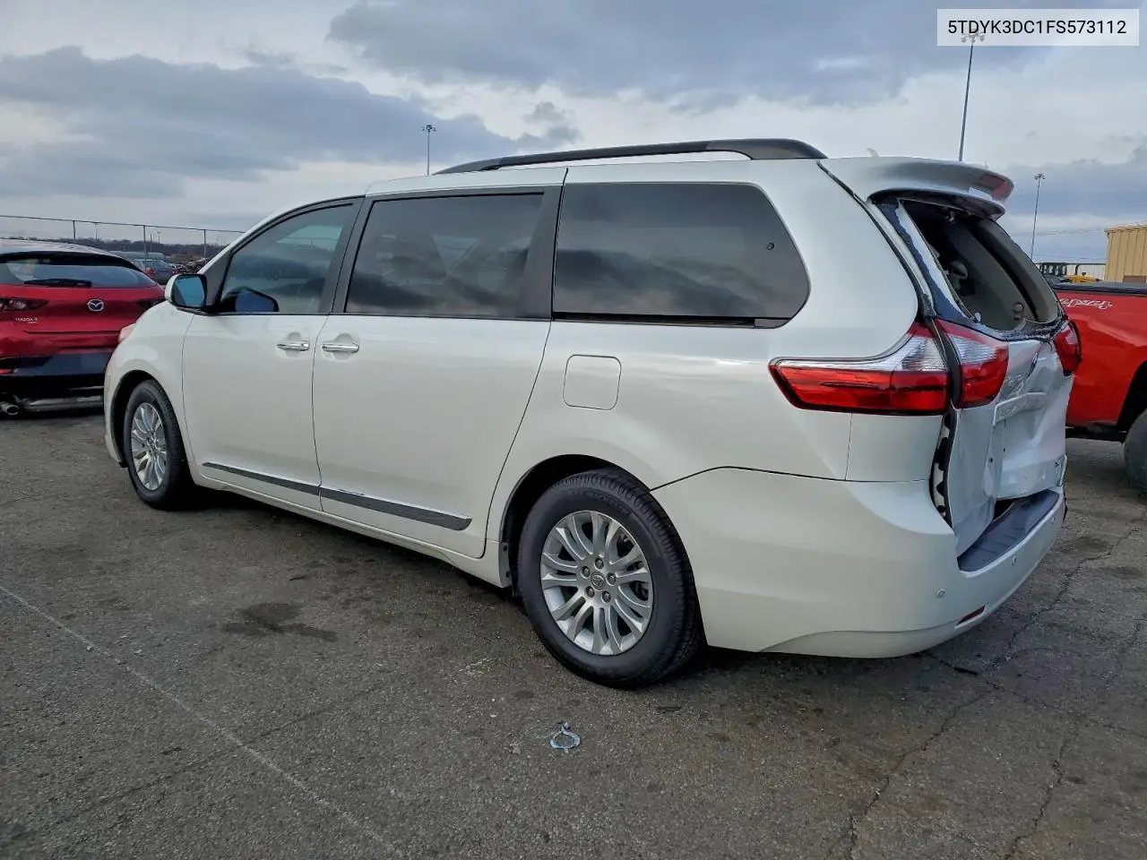 5TDYK3DC1FS573112 2015 Toyota Sienna Xle