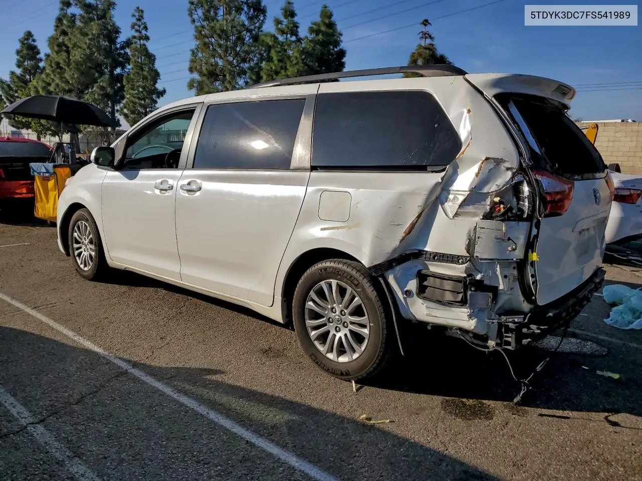 5TDYK3DC7FS541989 2015 Toyota Sienna Xle