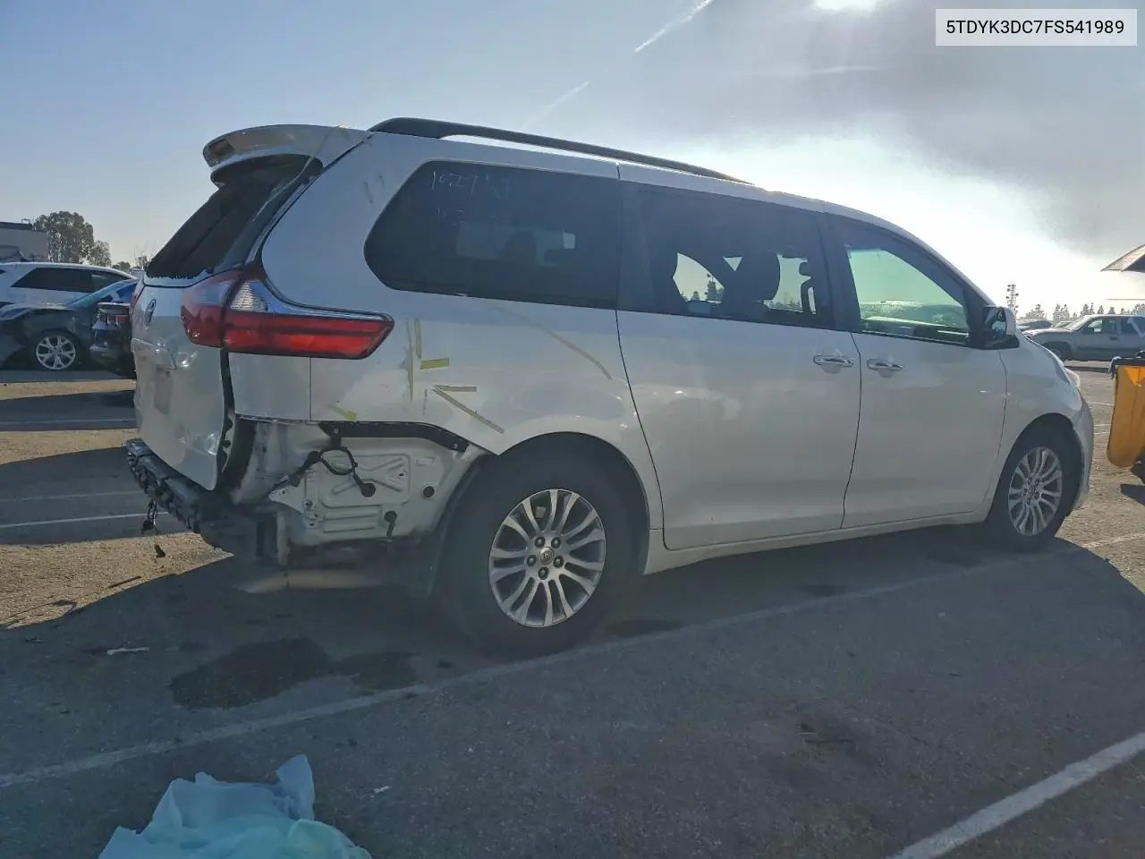 5TDYK3DC7FS541989 2015 Toyota Sienna Xle