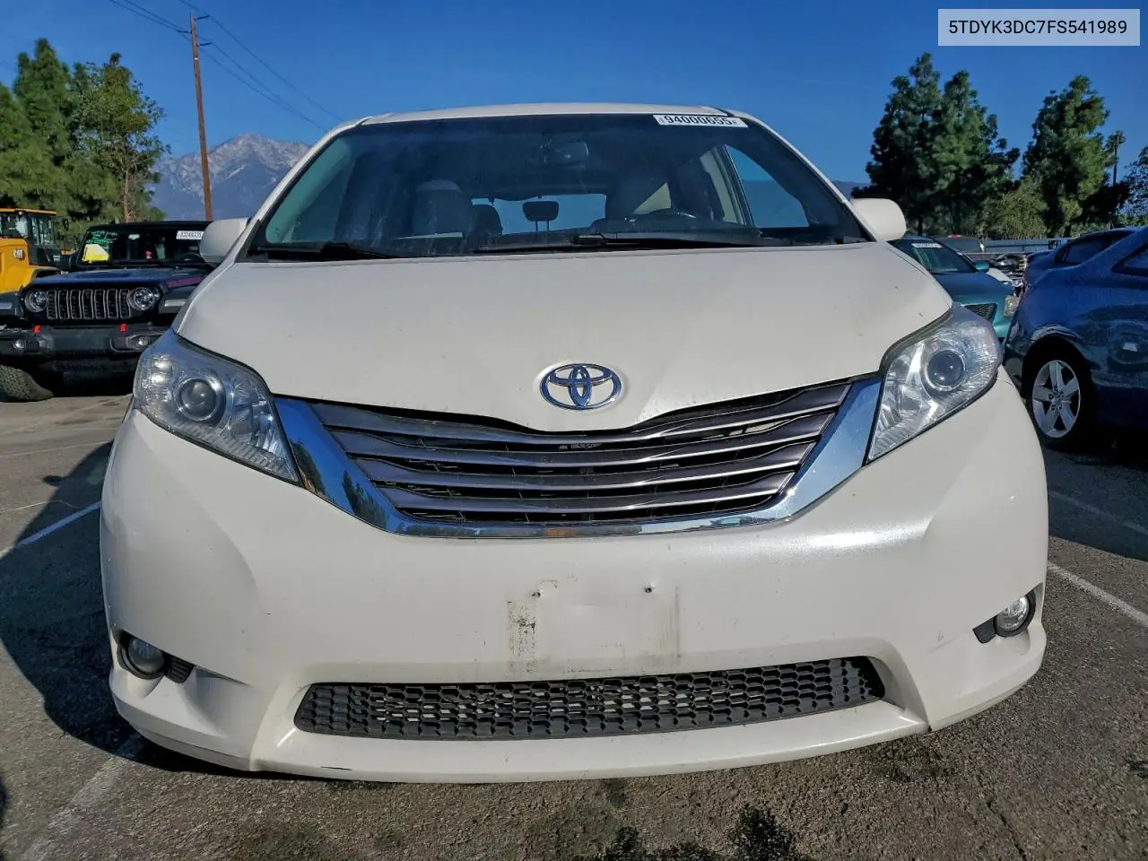 5TDYK3DC7FS541989 2015 Toyota Sienna Xle