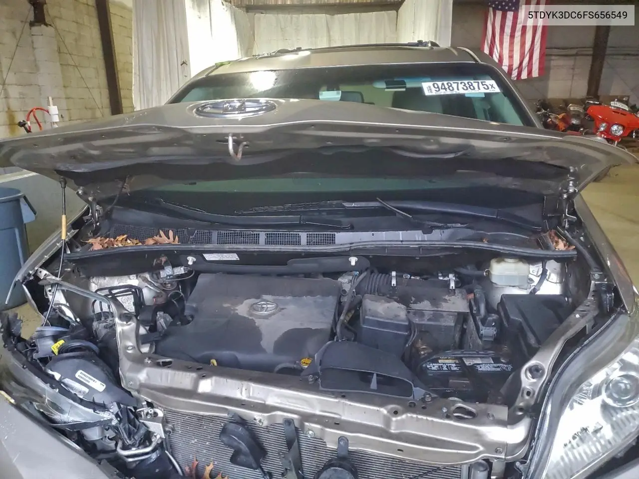 5TDYK3DC6FS656549 2015 Toyota Sienna Xle