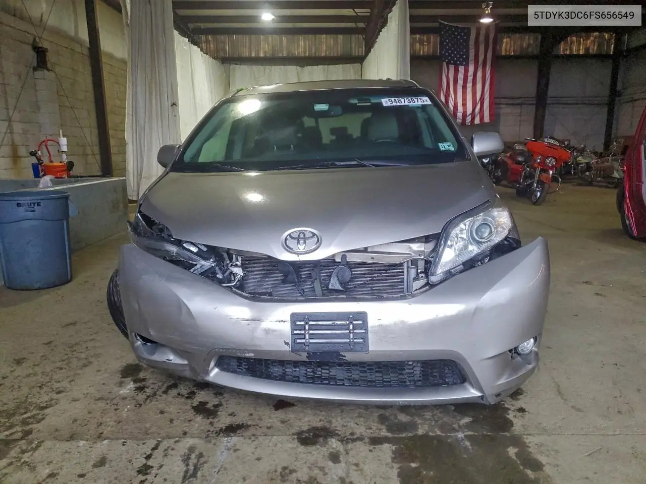 5TDYK3DC6FS656549 2015 Toyota Sienna Xle