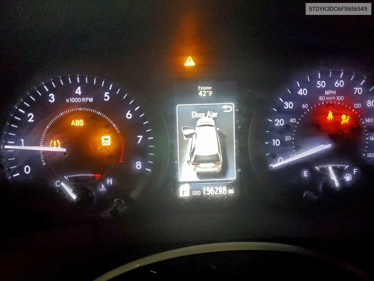 5TDYK3DC6FS656549 2015 Toyota Sienna Xle