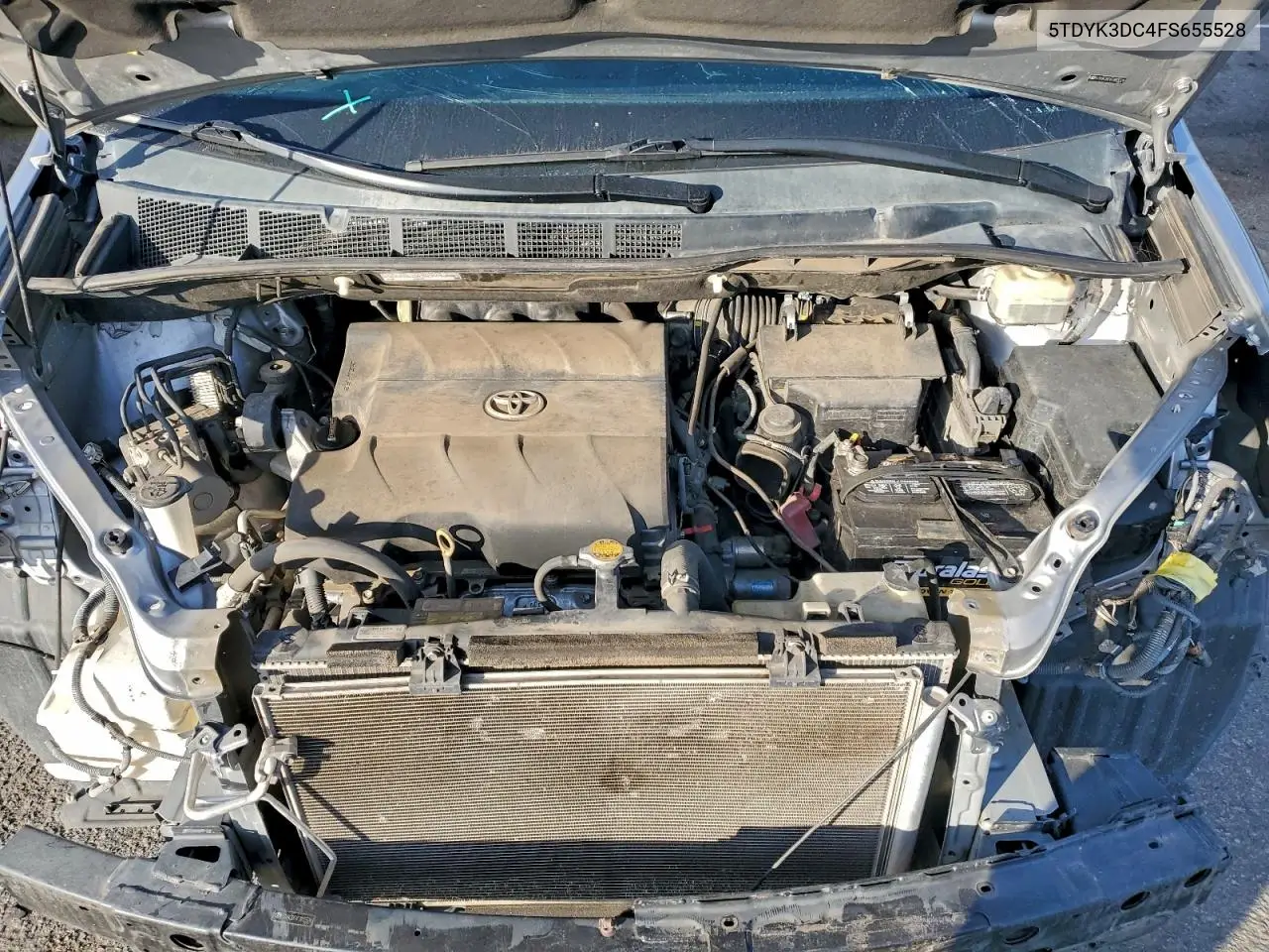 5TDYK3DC4FS655528 2015 Toyota Sienna Xle