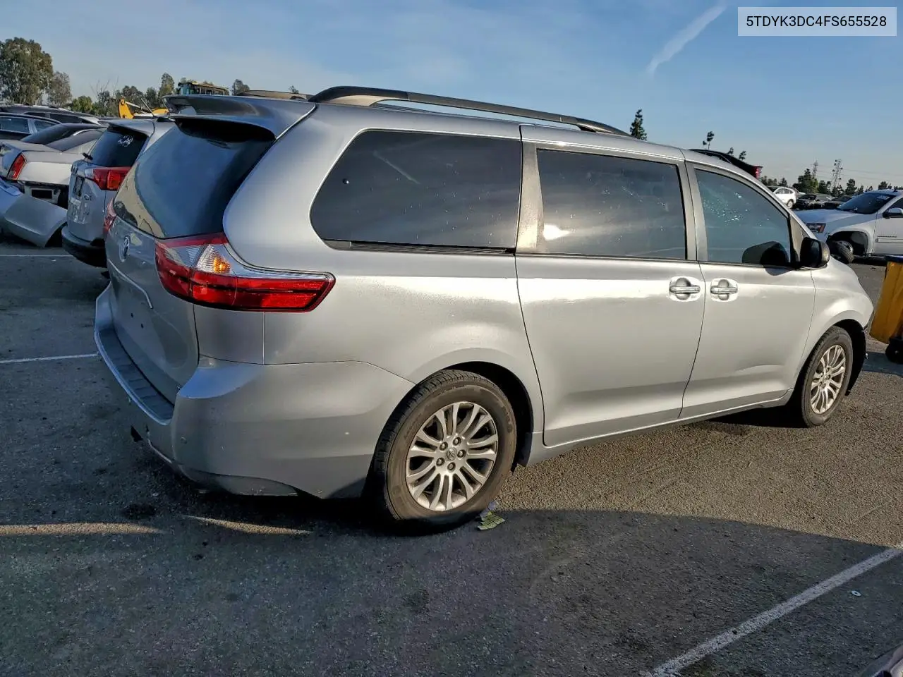 5TDYK3DC4FS655528 2015 Toyota Sienna Xle