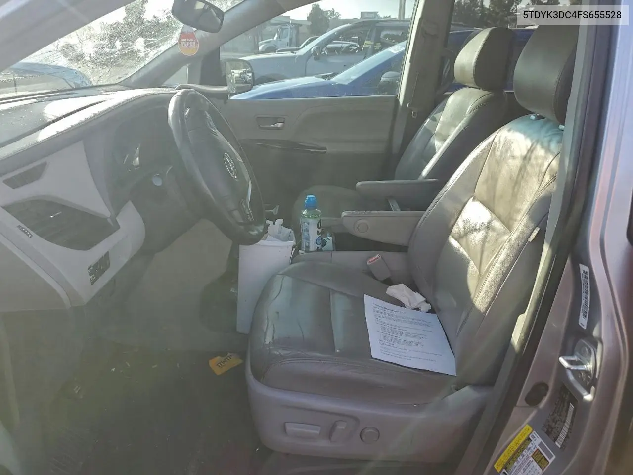 5TDYK3DC4FS655528 2015 Toyota Sienna Xle