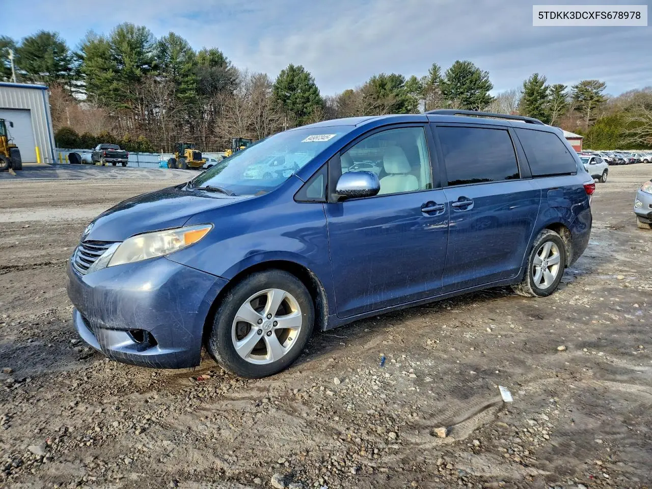 5TDKK3DCXFS678978 2015 Toyota Sienna Le