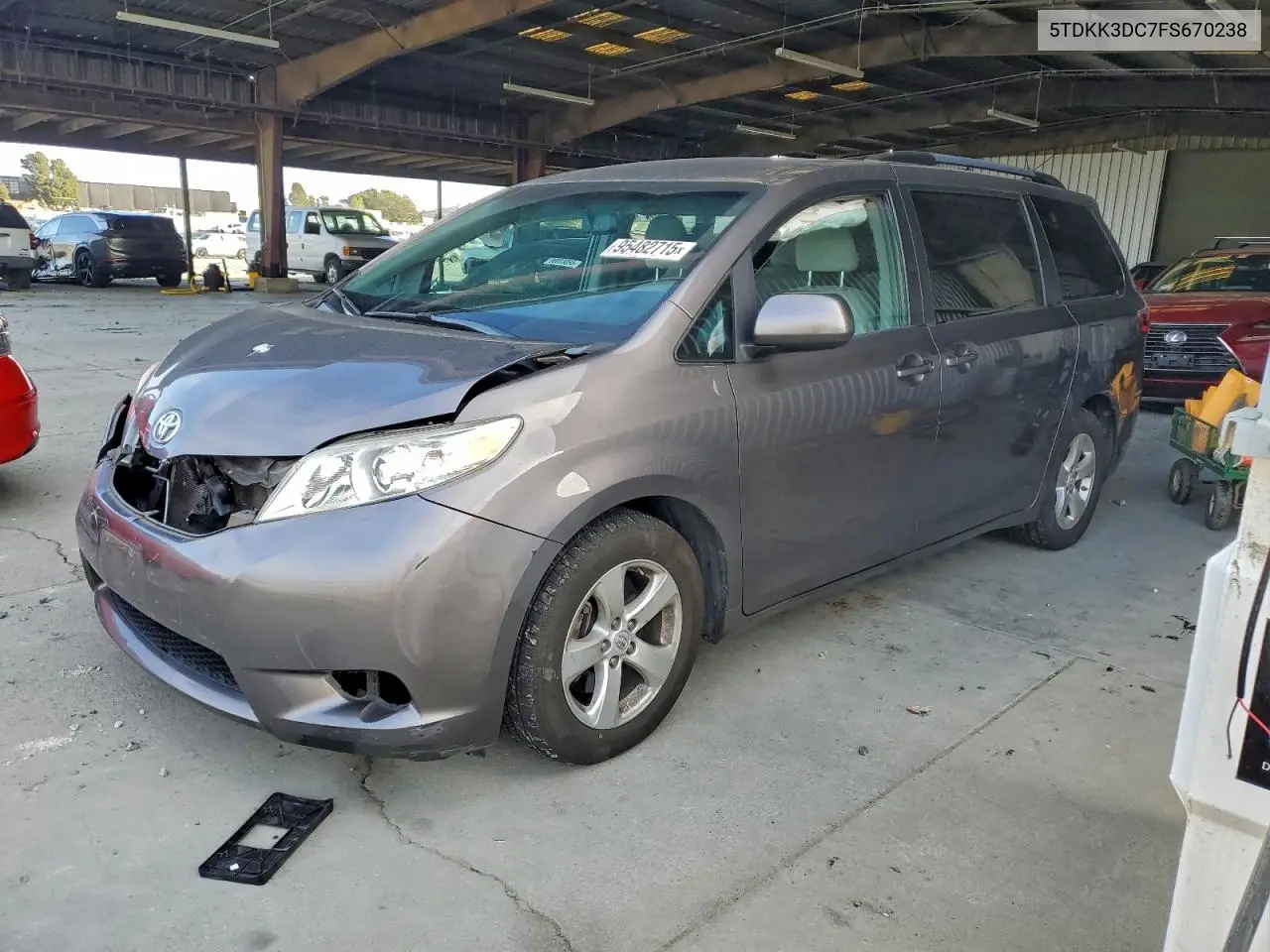5TDKK3DC7FS670238 2015 Toyota Sienna Le