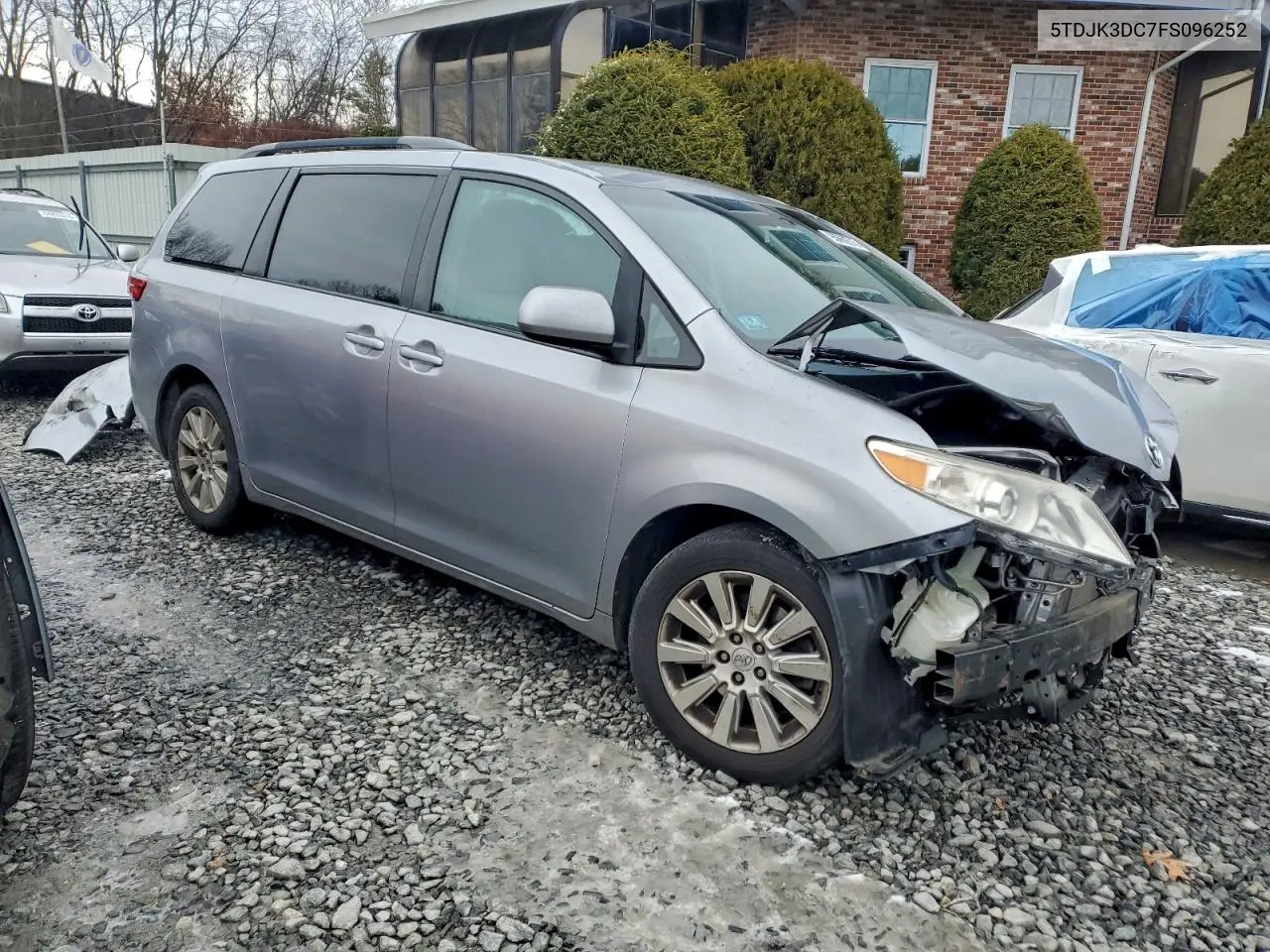 5TDJK3DC7FS096252 2015 Toyota Sienna Le